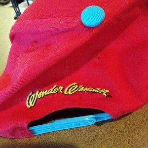 DC Comics | Other | Wonder Woman Snapback Cap Red With Starred Brim ...